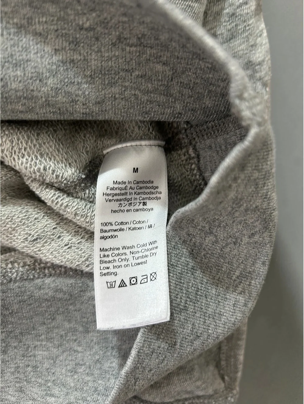 J.Crew Knit Goods Grey Pocket Sweatshirt - Size M